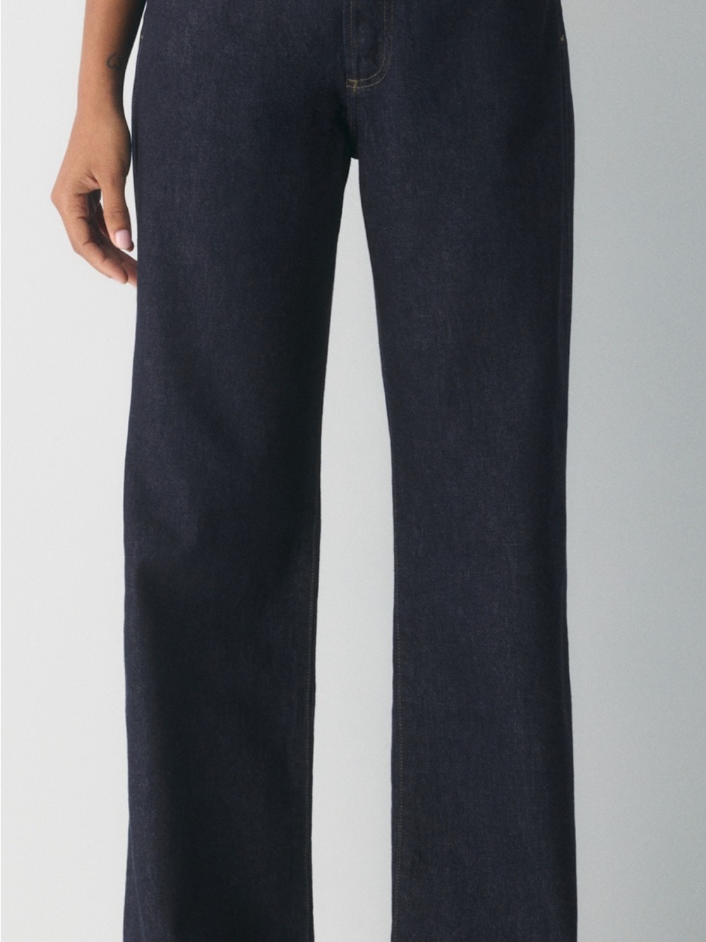 Citizens Of Humanity Dark Indigo High-Rise Wide Leg Jeans